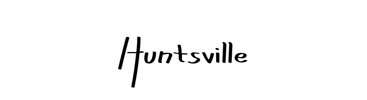 Huntsville  Frei Schriftart Herunterladen