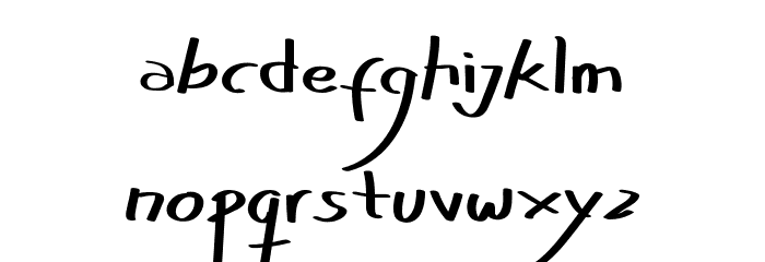 Huntsville Font LOWERCASE