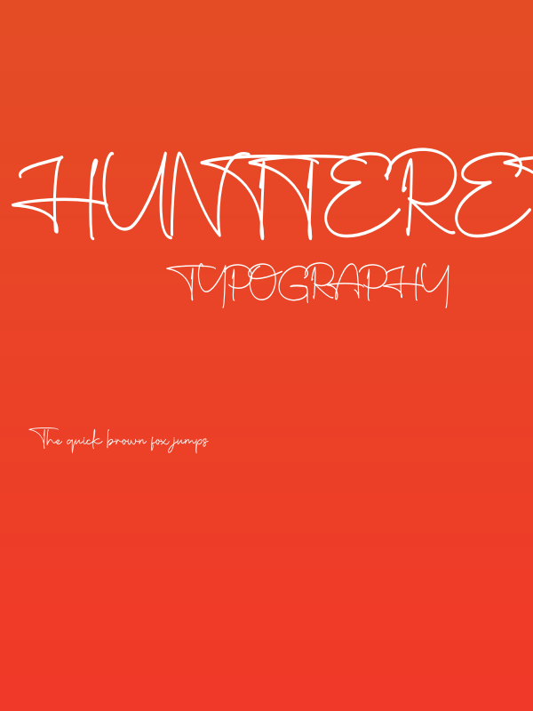 Huntteret Poster