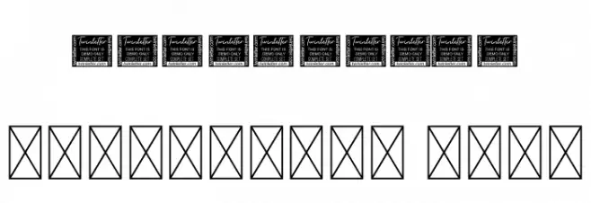 Hurdagif Personal Use Font OTHER CHARS