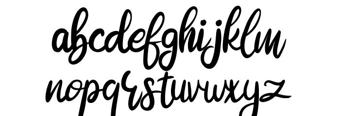 Hurilen FREE Font LOWERCASE