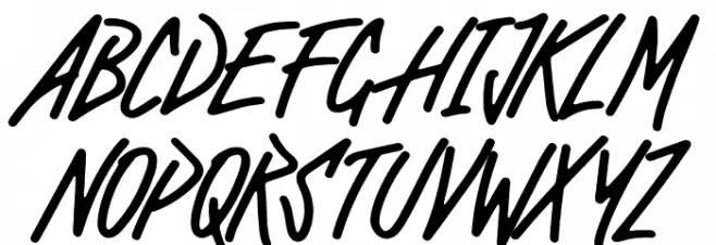 Hurimate Шрифта ВЕРХНИЙ