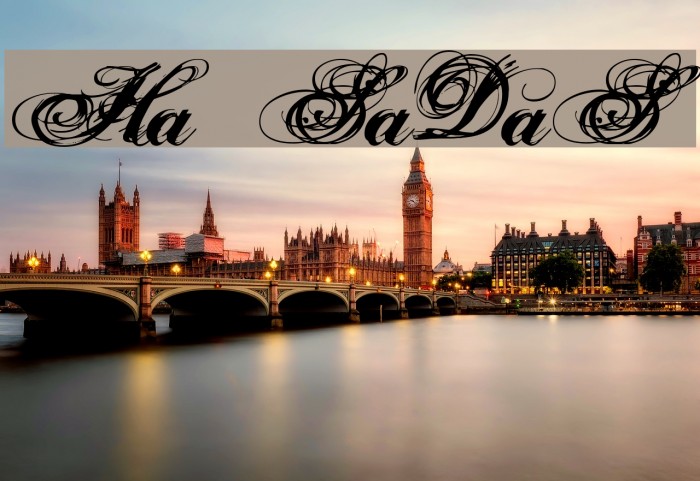 Hurricane SupaDupaSerif Font examples