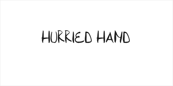 Hurried Hand Logo