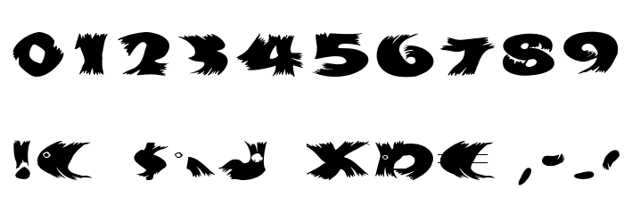 Hurrikanish Font OTHER CHARS