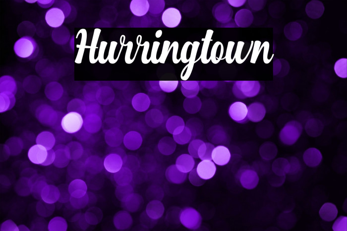 Hurringtown Example 1