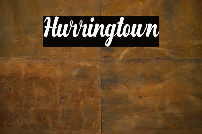 Hurringtown Example 3