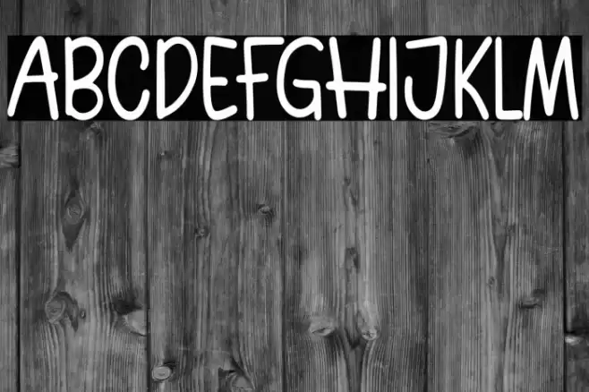 Hurry Up! Font examples