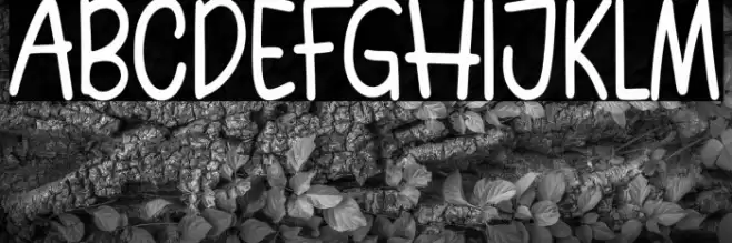 Hurry Up! Font examples