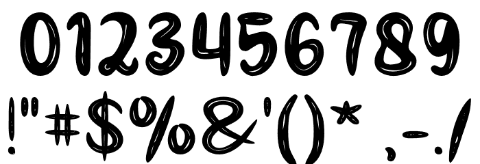 HurryBeforeGone Font OTHER CHARS
