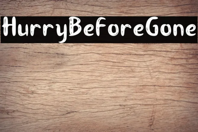 HurryBeforeGone Example 2