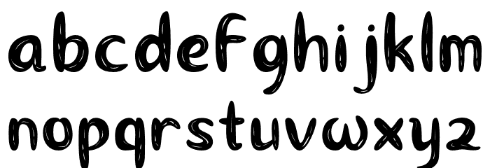 HurryBeforeGone Font LOWERCASE