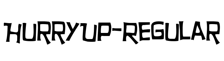 HurryUp-Regular Font