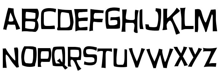 HurryUp-Regular Font LOWERCASE