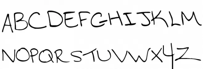 Hurryup Hurryup Font UPPERCASE