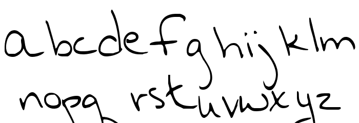 Hurryup Hurryup Font LOWERCASE