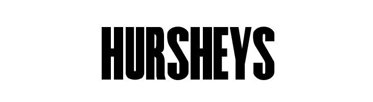 Hursheys Font