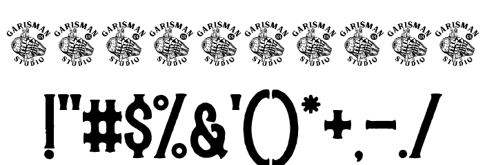 Hurson Font Alte caractere