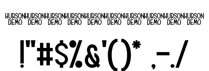 Hurson Font OTHER CHARS