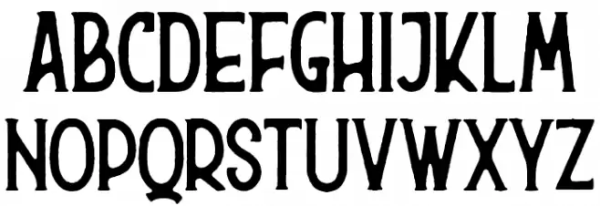 Hurson Font UPPERCASE
