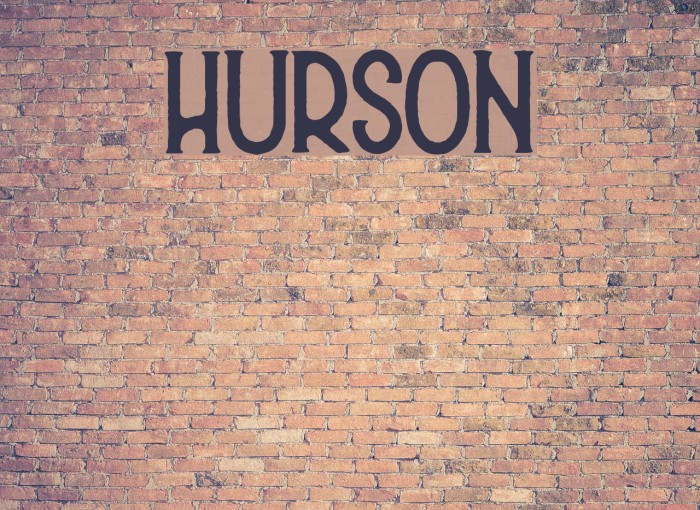 Hurson Font examples