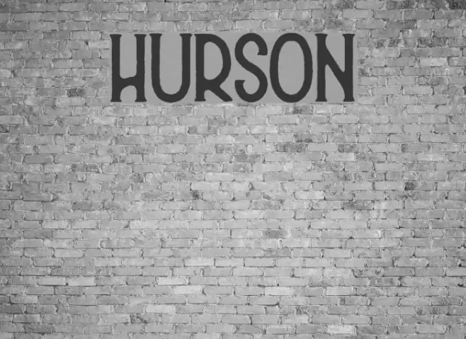 Hurson Font examples
