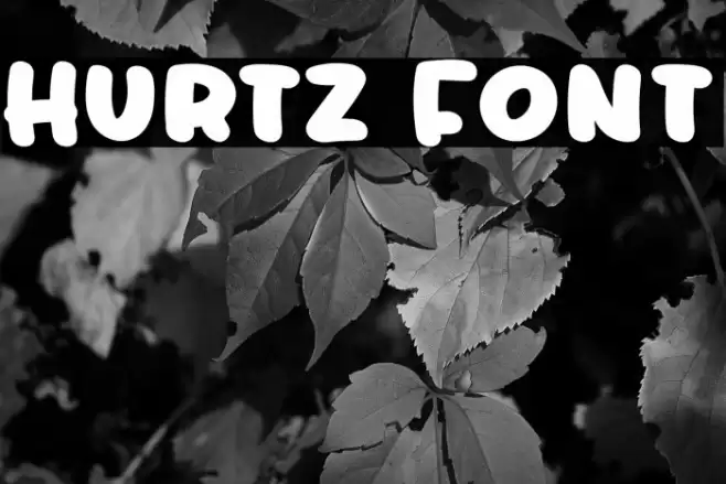 Hurtz Font examples
