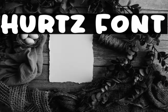 Hurtz Font examples