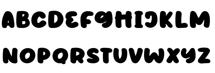 Hurtz Font LOWERCASE