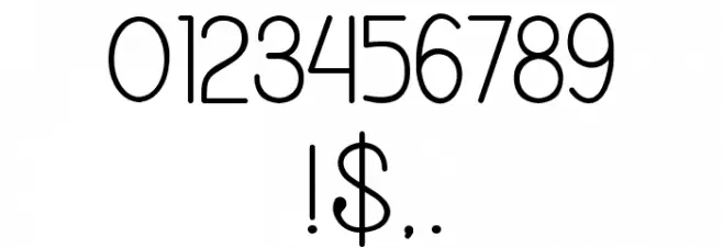 Huruf Miranti Font OTHER CHARS