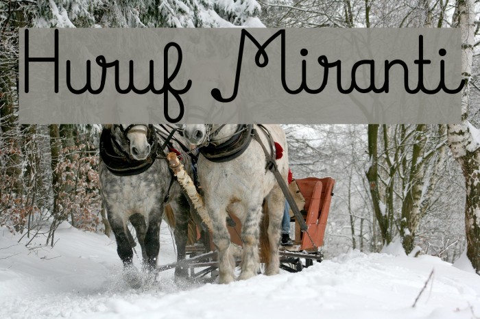 Huruf Miranti Example 1