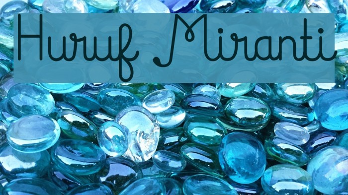 Huruf Miranti Example 3
