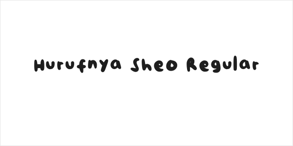 Hurufnya Sheo Regular Logo