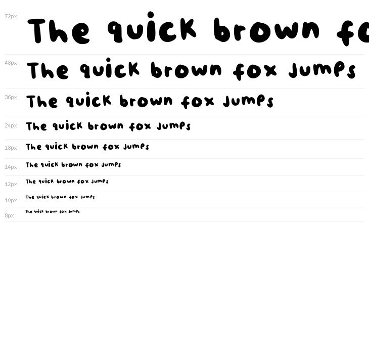 Hurufnya Sheo Regular Waterfall