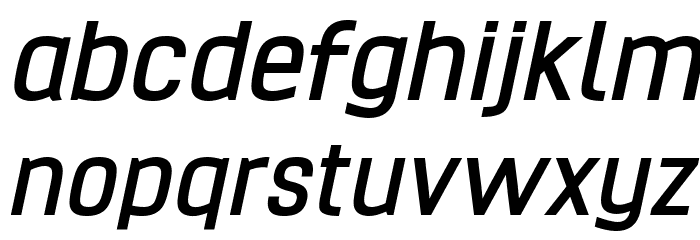 Hurufo & Numero Bold Italic Italic Font LOWERCASE