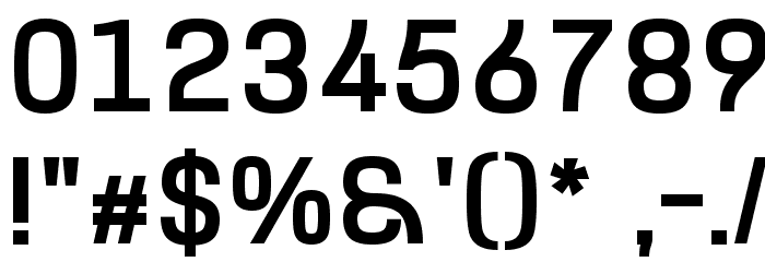 Hurufo & Numero Bold Font OTHER CHARS