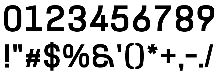 Hurufo & Numero Bold Font OTHER CHARS