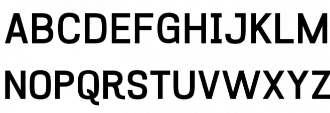 Hurufo & Numero Bold Schriftart Groß