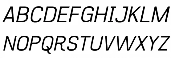 Hurufo & Numero Thin Italic Italic خط أحرف كبيرة
