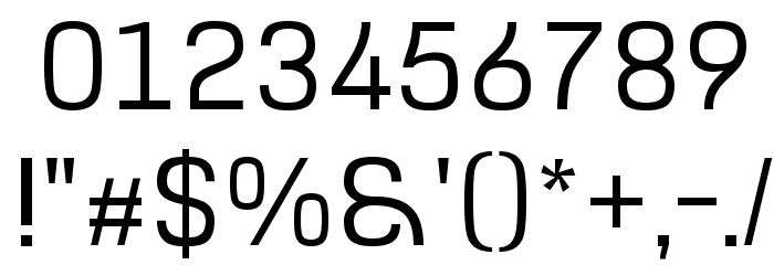Hurufo & Numero Thin Font OTHER CHARS