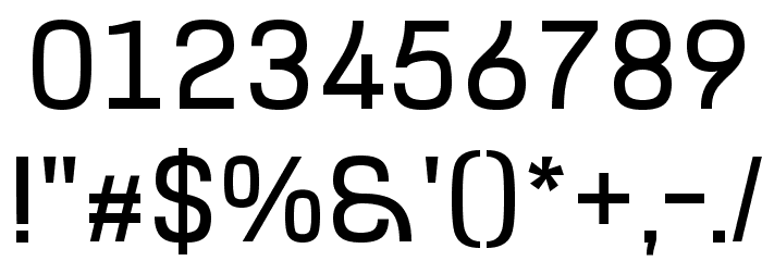 Hurufo & Numero Font Alte caractere