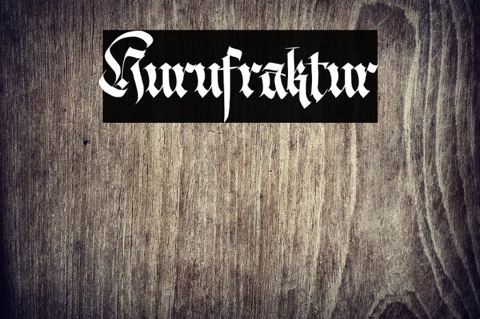Hurufraktur Example 3