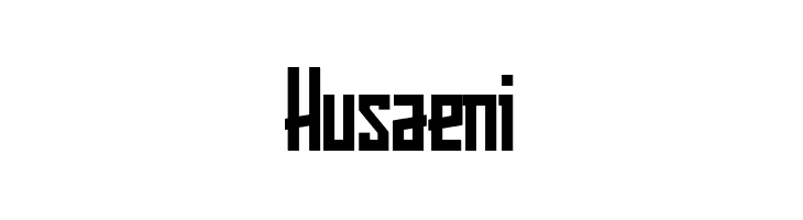 Husaeni  免费字体下载
