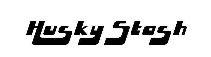 Husky Stash  font caratteri gratis