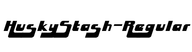 HuskyStash-Regular  font caratteri gratis