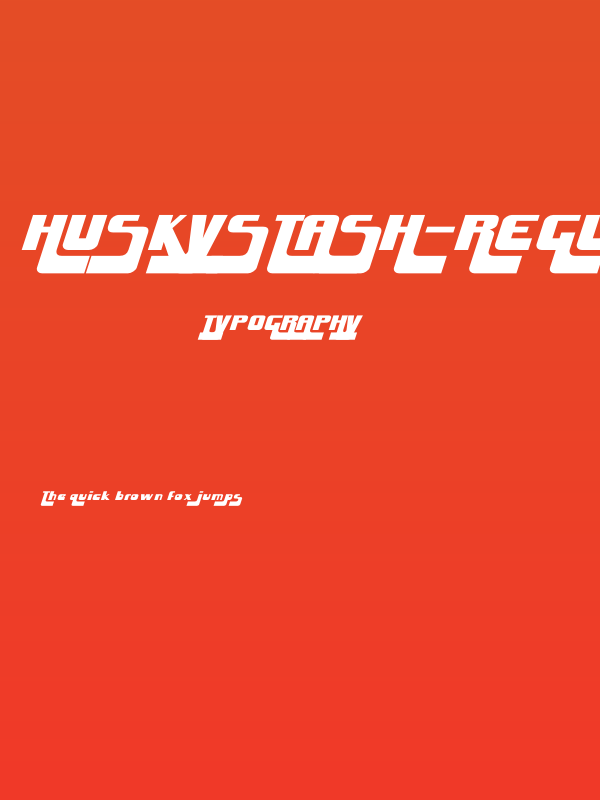 HuskyStash-Regular Poster