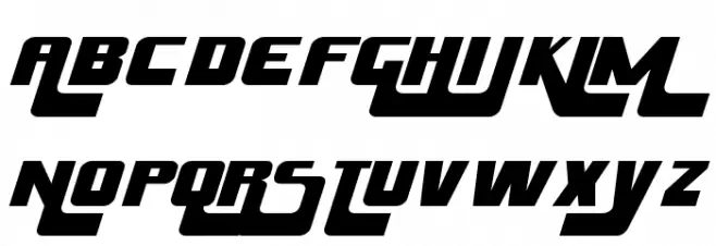 HuskyStash-Regular 字体 大写