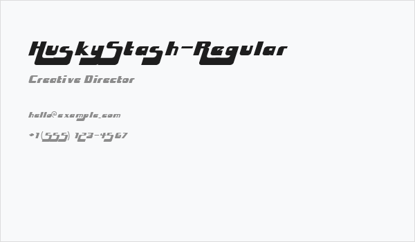 HuskyStash-Regular Business Card