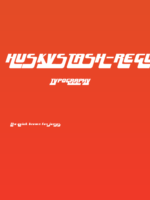 HuskyStash-Regular Poster