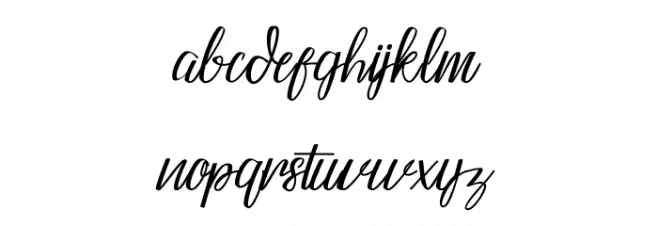 Husna फ़ॉन्ट लोअरकेस